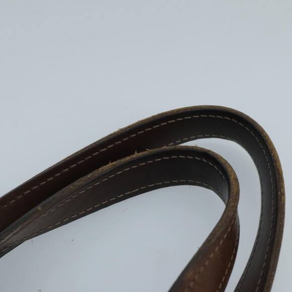 CELINE Paris Macadam Canvas Tote Bag Brown Navy Gold - Picture 8 of 16